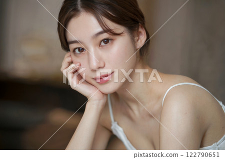 Young Woman Beauty Portrait Generative AI 122790651