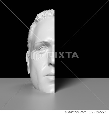 Half a plaster head Half a plaster head 122792273