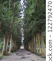 Entrance surrounded by trees 122792470