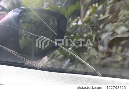 obsolete scratch of window film car side background and texture obsolete scratch of window film car side background and texture 122792823