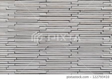 Japanese tile of stone wall texture background 122793410