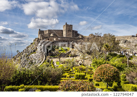 The Fort and Castelo of Marvao on the Hill of Castelo de Marvao in Alentejo, Portugal The Fort and Castelo of Marvao on the Hill of Castelo de Marvao in Alentejo, Portugal 122794047