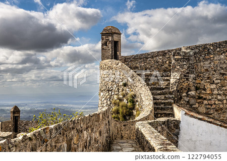 The Fort and Castelo of Marvao on the Hill of Castelo de Marvao in Alentejo, Portugal The Fort and Castelo of Marvao on the Hill of Castelo de Marvao in Alentejo, Portugal 122794055