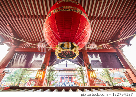 "Tokyo" Asakusa Senso-ji main hall large lantern "Tokyo" Asakusa Senso-ji main hall large lantern 122794187