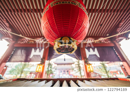“東京”淺草淺草寺正殿大燈籠 122794189