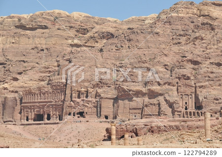 Jordan, Petra, Petra ruins, Royal Tombs Jordan, Petra, Petra ruins, Royal Tombs 122794289