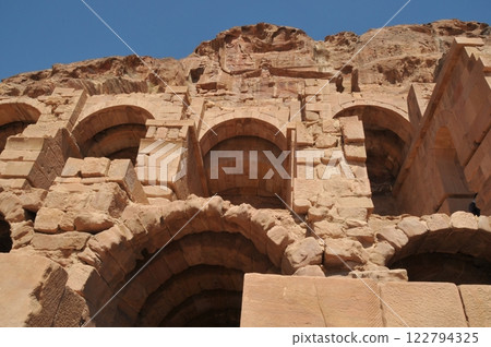 Jordan, Petra, Petra ruins, Lower Tomb of A'n, Royal Tombs 122794325