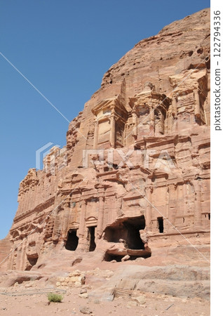 約旦，佩特拉，佩特拉遺址，宮殿陵墓，科林斯陵墓，皇家陵墓 122794336