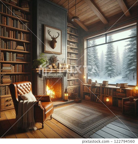 時尚的房間 122794560