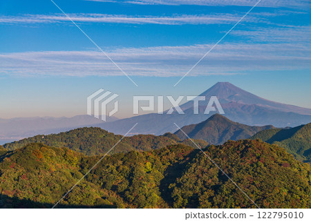 （靜岡縣）伊豆之國市 - 沼津阿爾卑斯山上的富士山開始變色 122795010