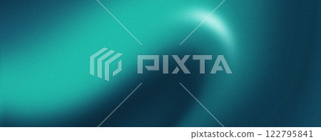 Elegant dark turquoise flowing background with grainy texture Elegant dark turquoise flowing background with grainy texture 122795841