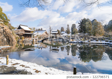 白雪皚皚的永法寺（岐阜縣多治見市） 122796571