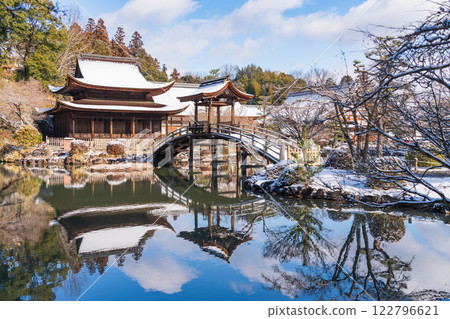 Snow-covered Eihoji Temple (Tajimi City, Gifu Prefecture) 122796621