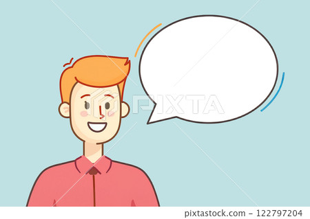 Male and balloon 122797204