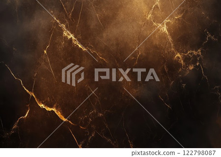 Luxurious black marble veins on dark surface. Neural network AI generated Luxurious black marble veins on dark surface. Neural network AI generated 122798087