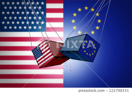 EU Tariff Conflict 122798331