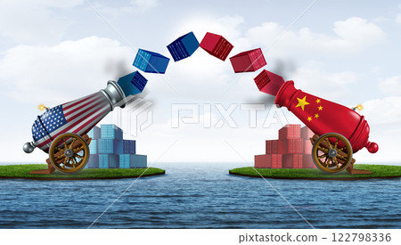 US China Economic War 122798336
