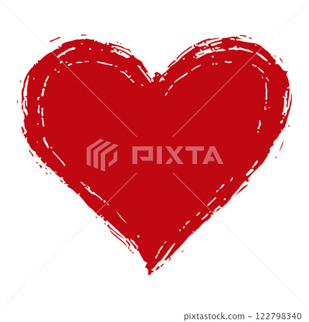An easy to draw red heart symbol on a clear background thats ideal for romantic designs, Valentines Day, and love themed projects. An easy to draw red heart symbol on a clear background thats ideal for romantic designs, Valentines Day, and love themed projects. 122798340