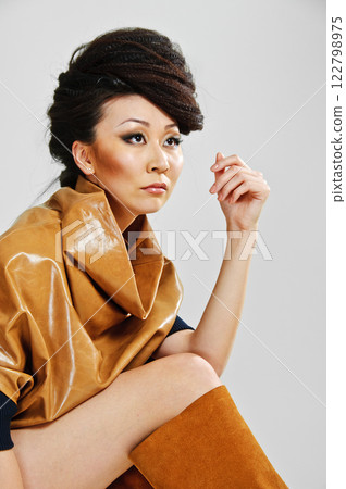 sitting beauty asian sitting beauty asian 122798975