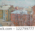 Winter in Saint-Petersburg, oil painting 122799777