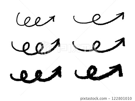 鋼筆手寫箭頭set_black 鋼筆手寫箭頭set_black 122801010