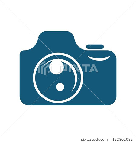 Photo camera logo icon design 122801082
