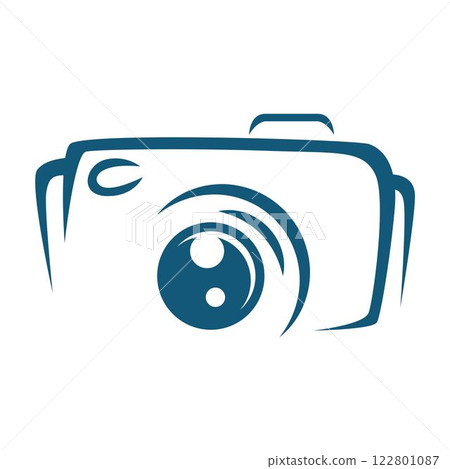 Photo camera logo icon design 122801087