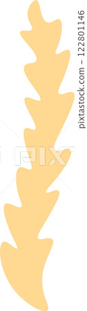Minimalist illustration featuring a stylized orange leaf growing against a clean white background, embodying themes of nature, growth, and simplicity in a vibrant and elegant design Minimalist illustration featuring a stylized orange leaf growing against a clean white background, embodying themes of nature, growth, and simplicity in a vibrant and elegant design 122801146