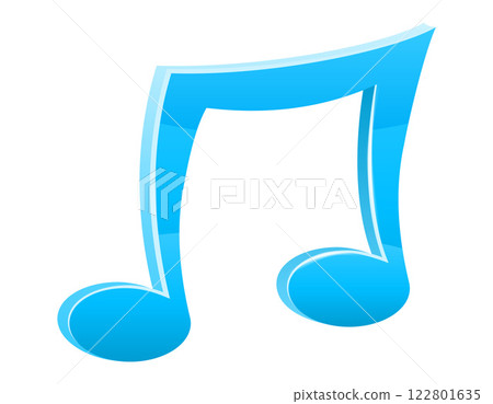 musical notes and treble clef vector illustration musical notes and treble clef vector illustration 122801635