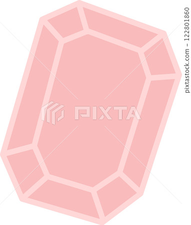 Pink gemstone with light reflections and sparkling facets, representing luxury, beauty, and elegance, perfect for jewelry design, illustrations, or decorative purposes Pink gemstone with light reflections and sparkling facets, representing luxury, beauty, and elegance, perfect for jewelry design, illustrations, or decorative purposes 122801860