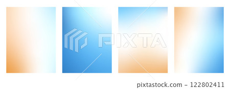 Blur beach gradient background . Gradation blue and orange beige background. Abstract backdrop sea water and sand. Ocean exotic wave. Vector tropical summer calm cover illustration. Blur beach gradient background . Gradation blue and orange beige background. Abstract backdrop sea water and sand. Ocean exotic wave. Vector tropical summer calm cover illustration. 122802411