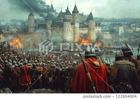 Depiction of the Austro Turkish War during the Siege of Eger in the 16th century 122804004