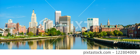 Skyline of Downtown Providence on the Providence river in Rhode Island, United States Skyline of Downtown Providence on the Providence river in Rhode Island, United States 122804009