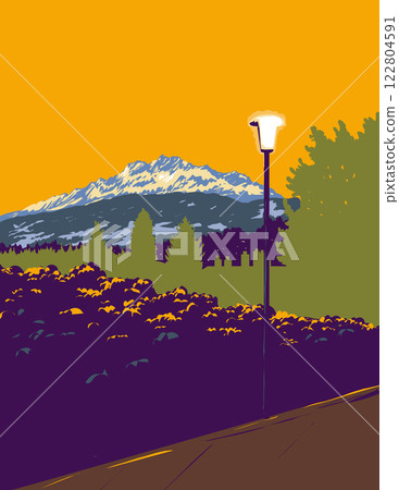 Pilatus or Mount Pilatus in Lucerne Central Switzerland WPA Poster Art Pilatus or Mount Pilatus in Lucerne Central Switzerland WPA Poster Art 122804591