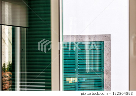 view through the window view through the window 122804898