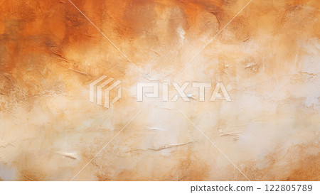 Orange and beige textured background creating a warm and inviting ambiance 122805789