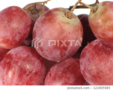Close-Up of Fresh Red Grapes 122805985
