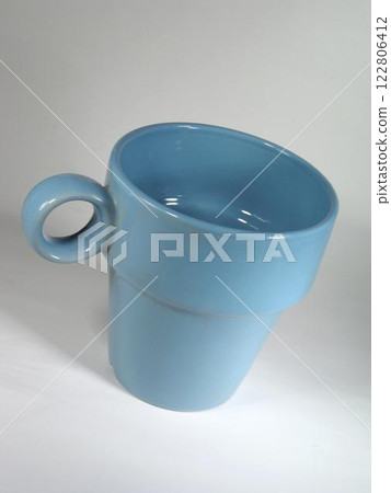 Cup of water over white background 122806412