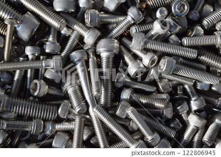 Many bolts and screws Many bolts and screws 122806945