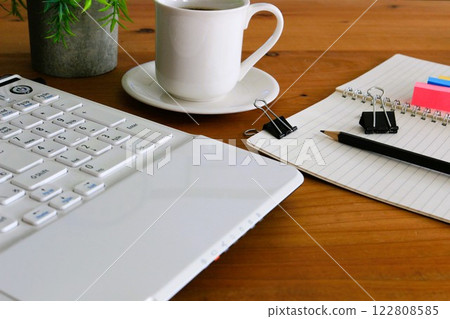 Desk work workspace business image Desk work workspace business image 122808585