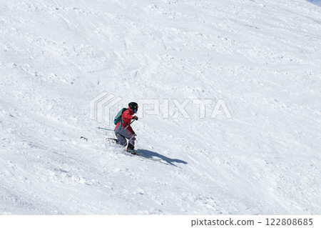 白馬八方尾根滑雪場 Usagidaira Telemark 滑雪 122808685