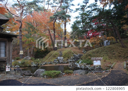 Scenery of Kosetsuen's garden in Hakodate Scenery of Kosetsuen's garden in Hakodate 122808905