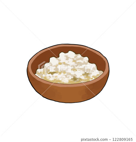 Cottage cheese illustration 122809165
