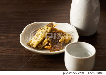 Seaweed tempura: an image of a delicacy Seaweed tempura: an image of a delicacy 122809888