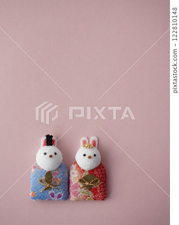 Japanese style rabbit doll 122810148