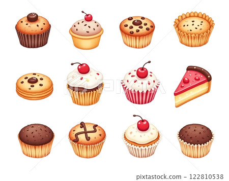 糖果插圖材料集 122810538