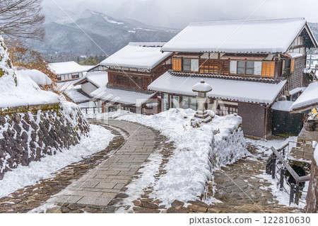 馬籠宿雪景 馬籠宿雪景 122810630
