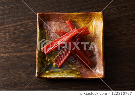 Salmon flakes: A delicacy 122810797