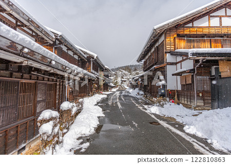 Tsumagojuku snow scene 122810863