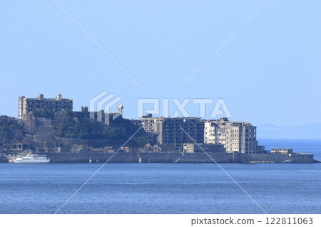 The landscape that the warship island can be seen 122811063